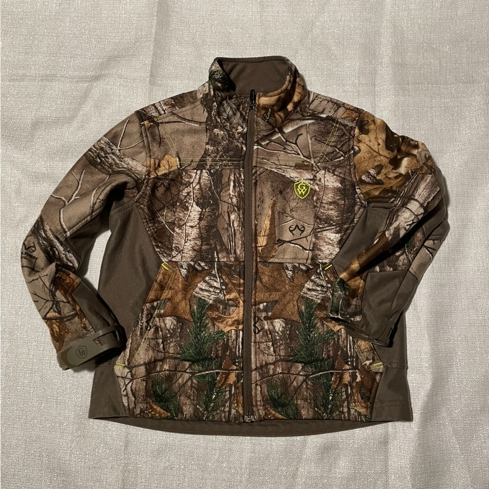 Kids Outdoor Camouflage Jacket - Picture 2 of 9